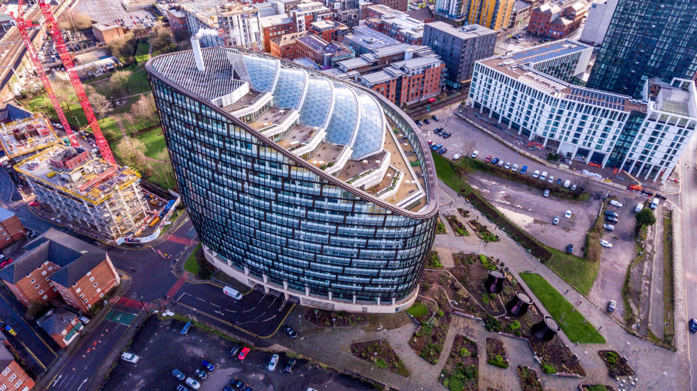 Manchester clinic district visual for AI receptionist services
